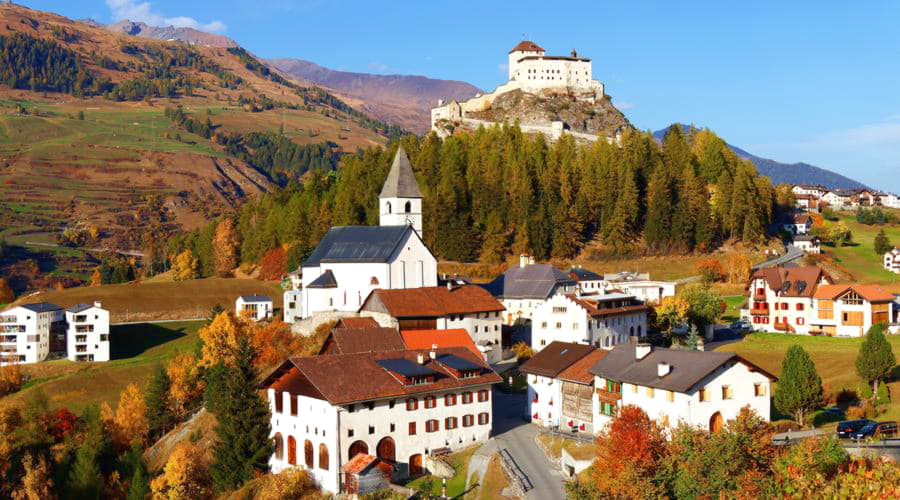 Principais opções de aluguel de carros em Scuol